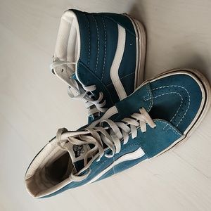 Vans high tops blue skate